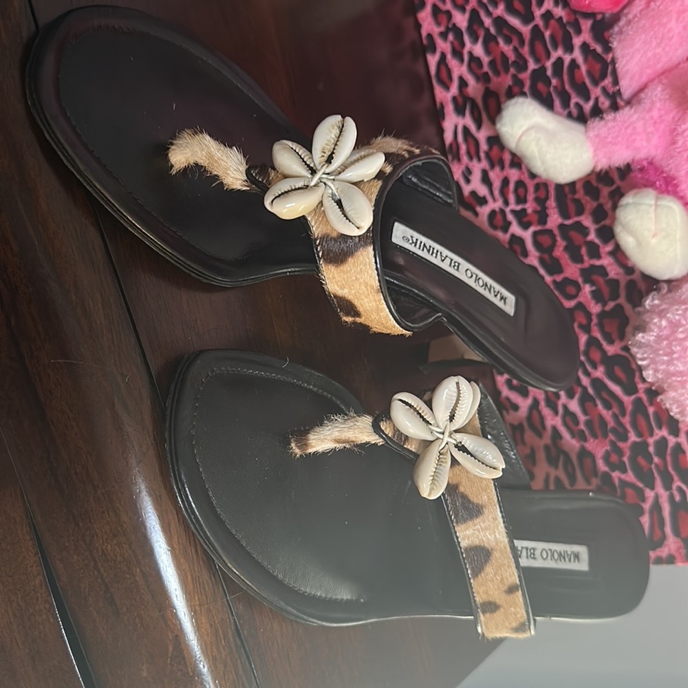 Manila Blahnik flip flops